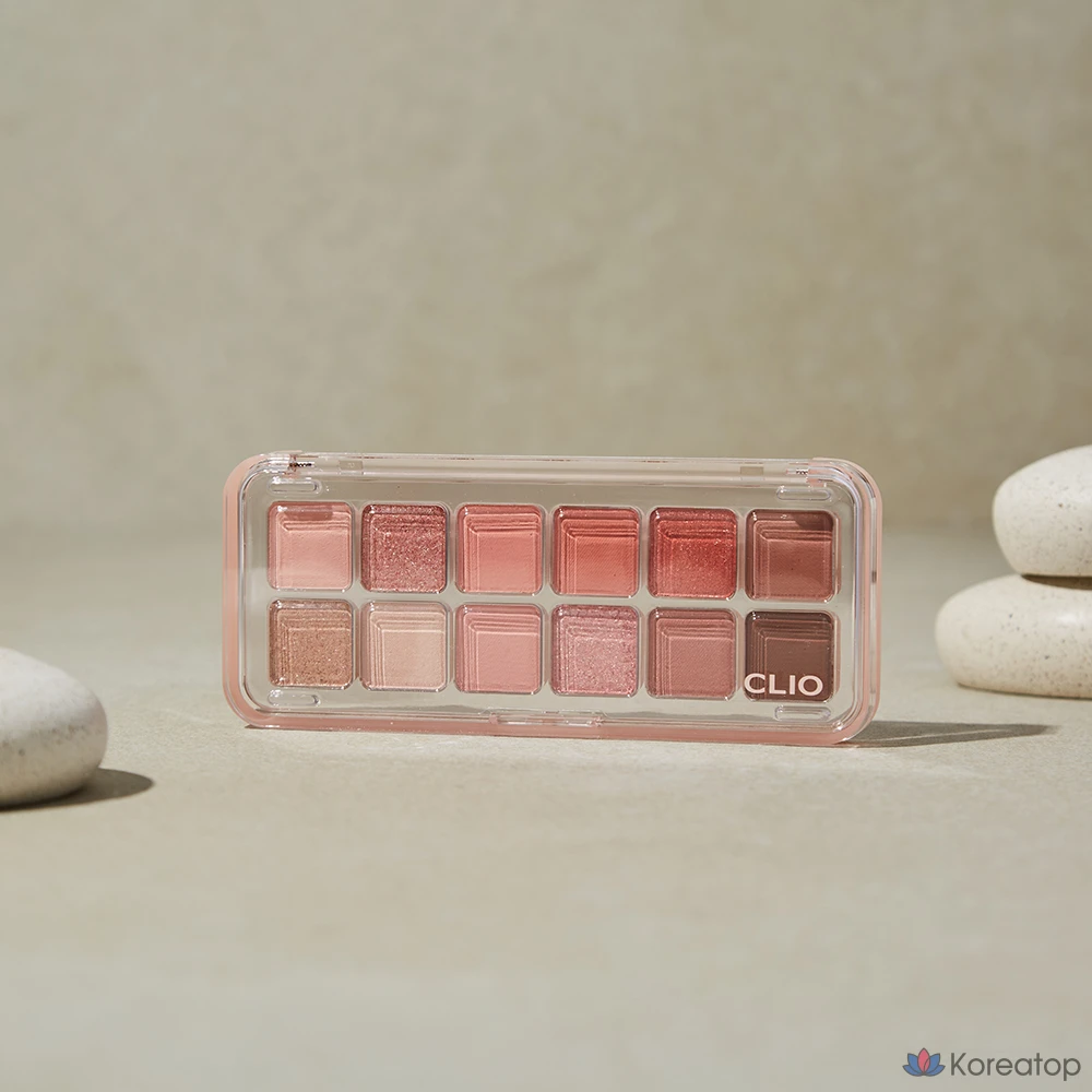 Палитра для глаз Clio Pro Air Frofeshanal Fruit, 09 Персик, прессованное яблоко, 1 шт