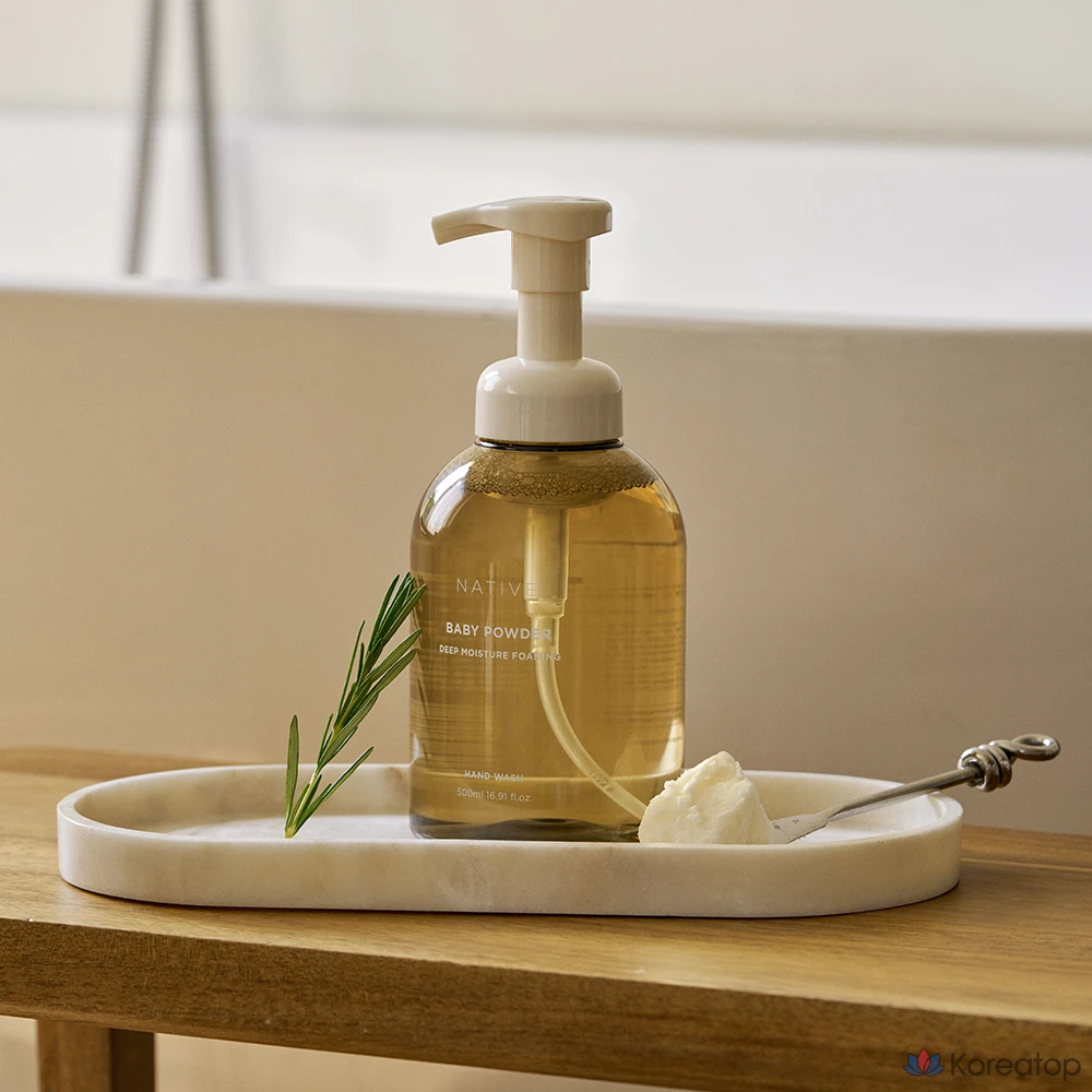 Пенящееся жидкое мыло для рук AVCA Native Deep Moisture с ароматом детской присыпки, 500 мл, 1 шт.