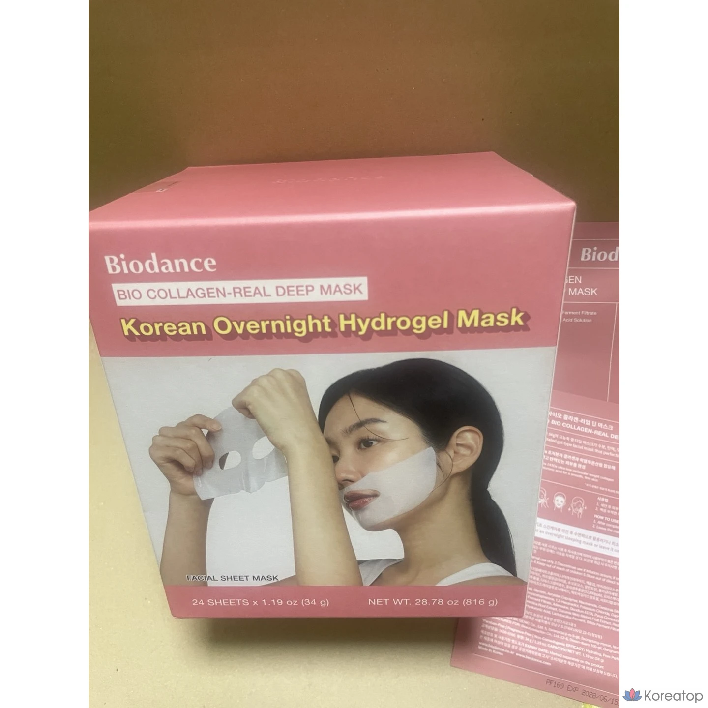 Тканевая маска для лица Biodance Bio Collagen Real Deep Mask, 24 шт.
