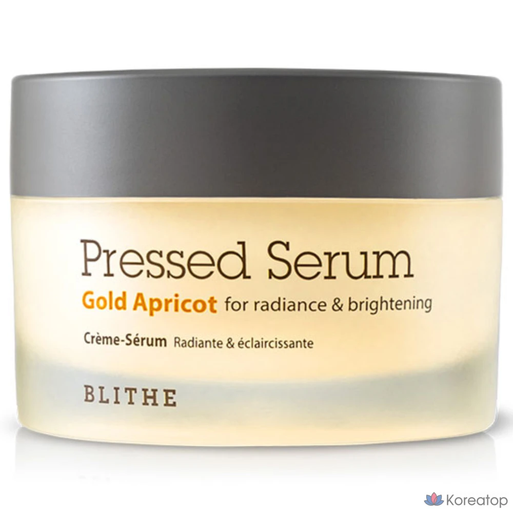 Отбеливающая, сияющая, увлажняющая прессованная твердая сыворотка Blythe «Золотой абрикос», 1 шт., 50 мл