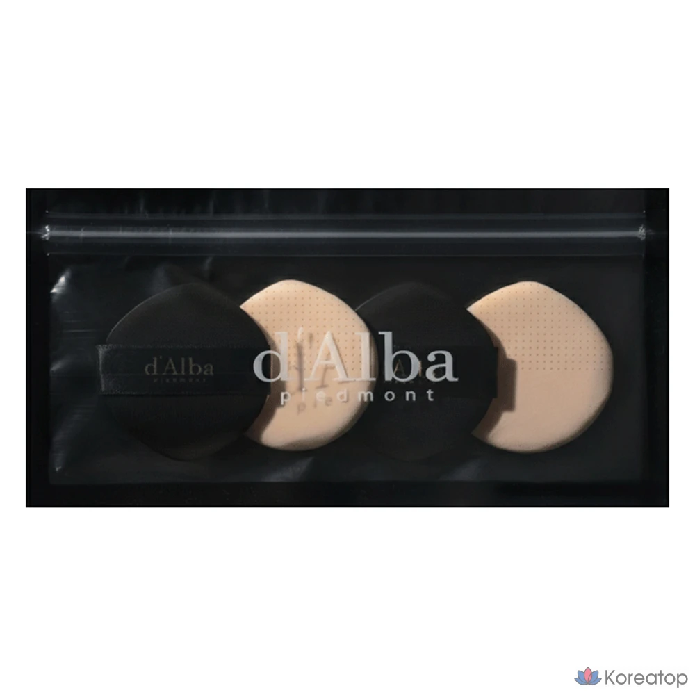 Тональный крем-пуховик d'Alba Cushion Foundation Puff, 4 шт., 1 шт.