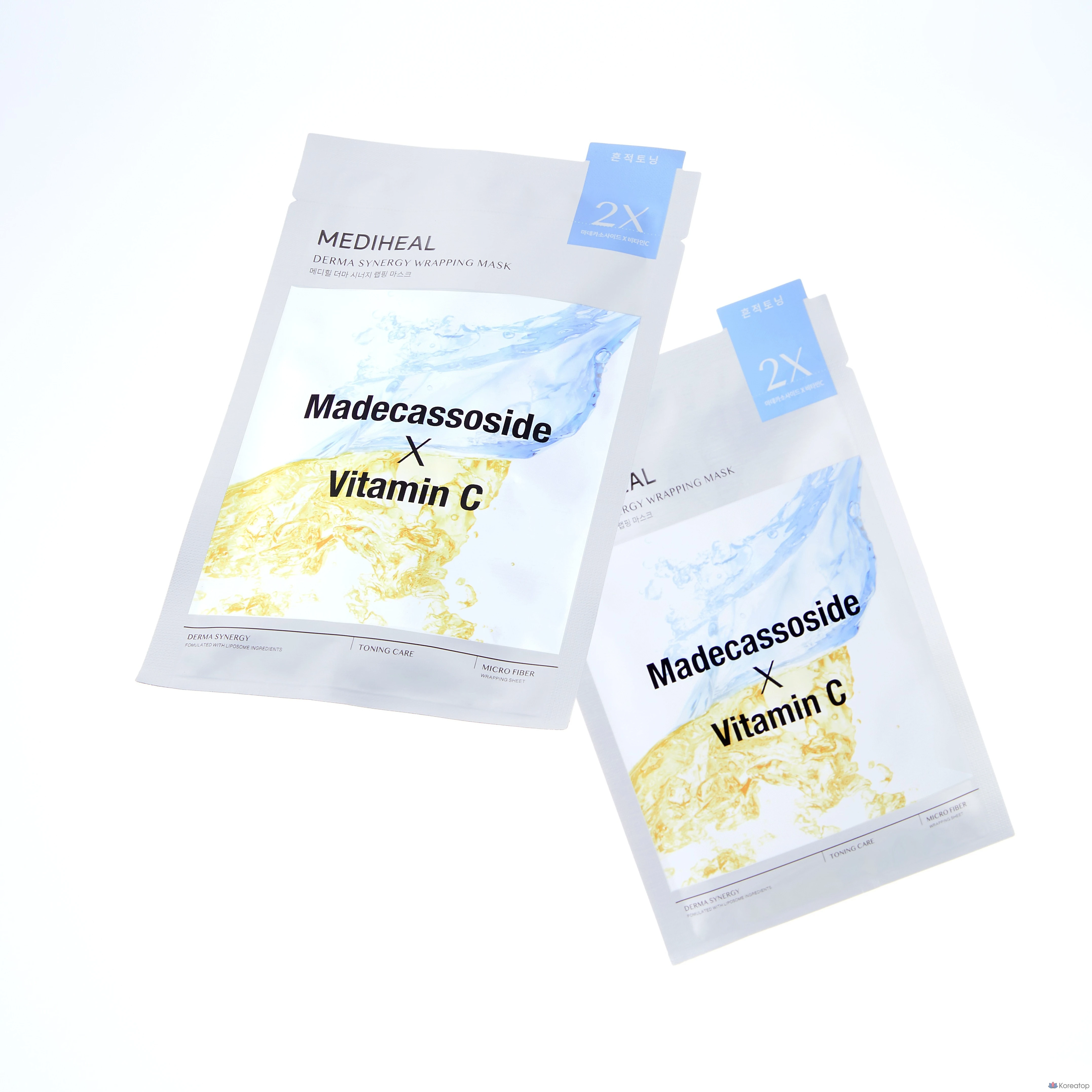 Тканевая маска для лица MEDIHEAL Derma Synergy Wrapping Mask Toning, 30 шт., фото 4