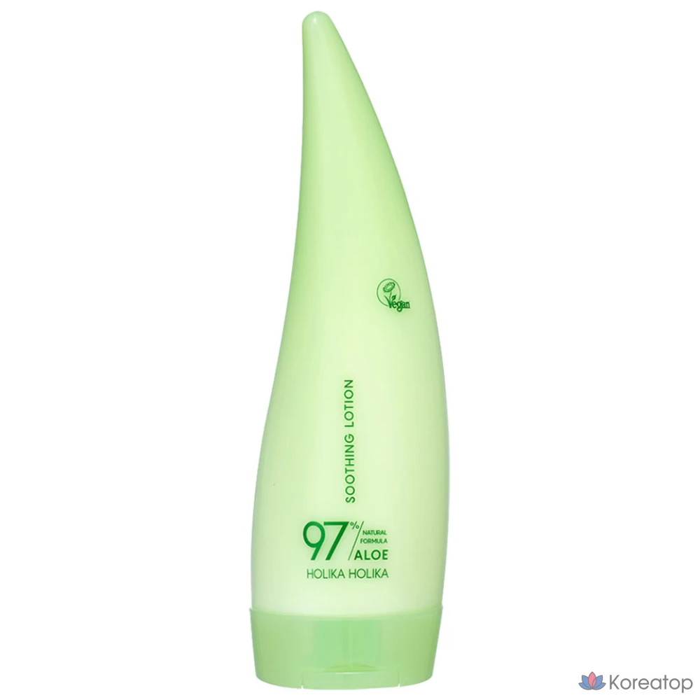 Holika Holika Aloe Natural Formula успокаивающий лосьон, 240 мл, 1 шт.