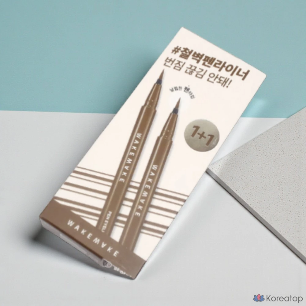 Подводка для глаз WakeMake Ironclad Brush, 0,6 г, водостойкая, оттенок 03 Темно-коричневый