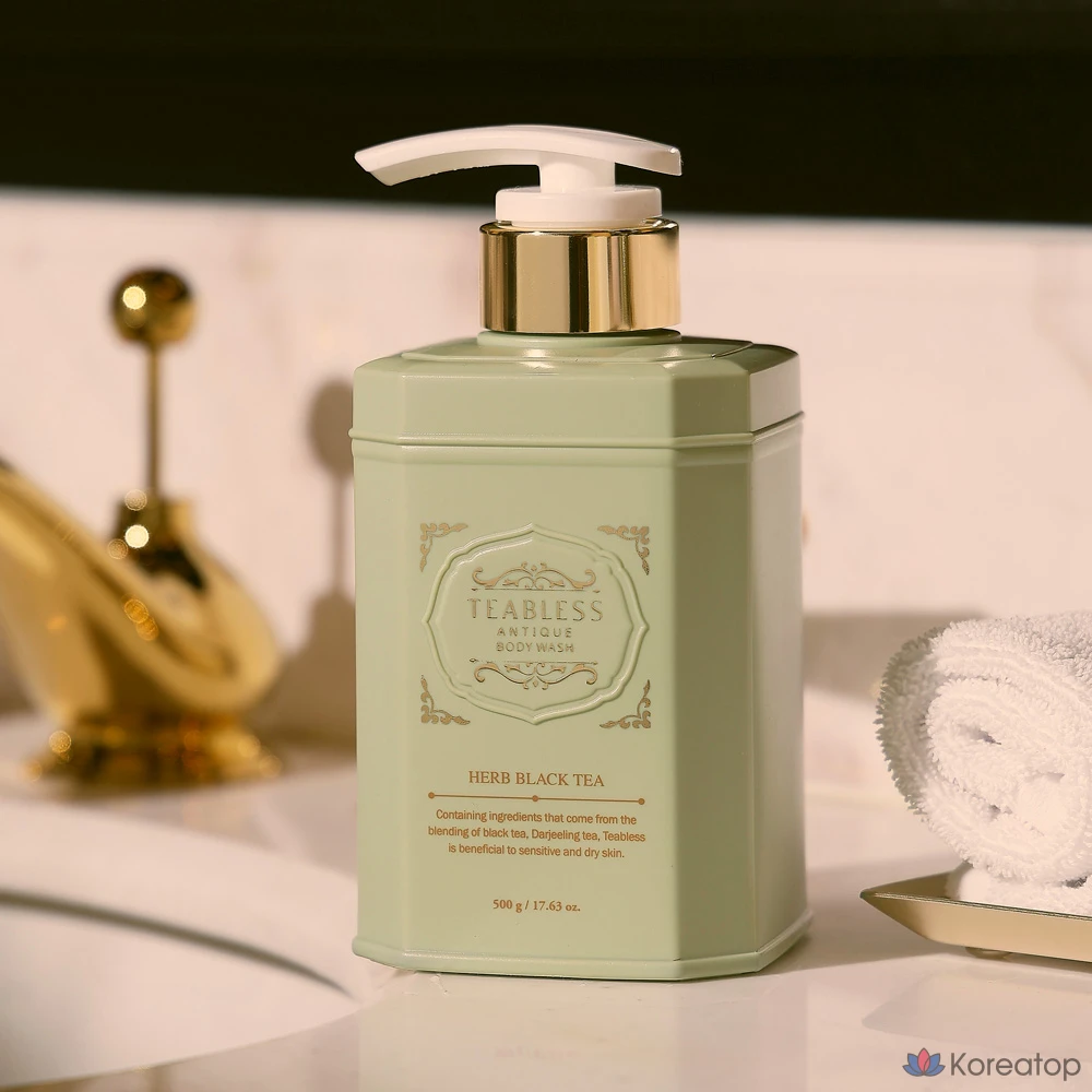 Гель для душа T-Bless Antique с травами и черным чаем, 500 г, 1 упаковка.