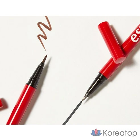 Подводка для глаз Espoir No-Merging Brush Eyeliner, оттенок Moody Brown