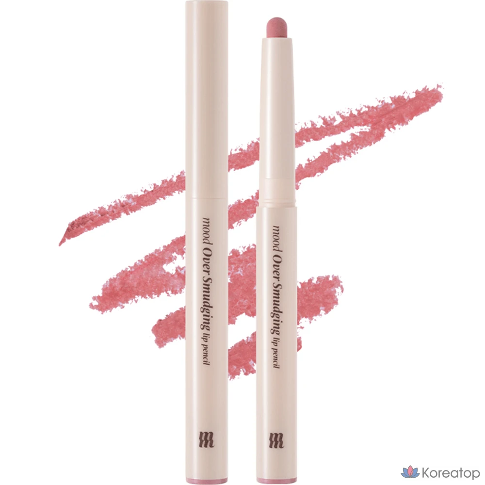 Карандаш для губ MERZY Mood Over Smudging Lip Pencil 0.9g, ML2 Low Pink, 1 шт.