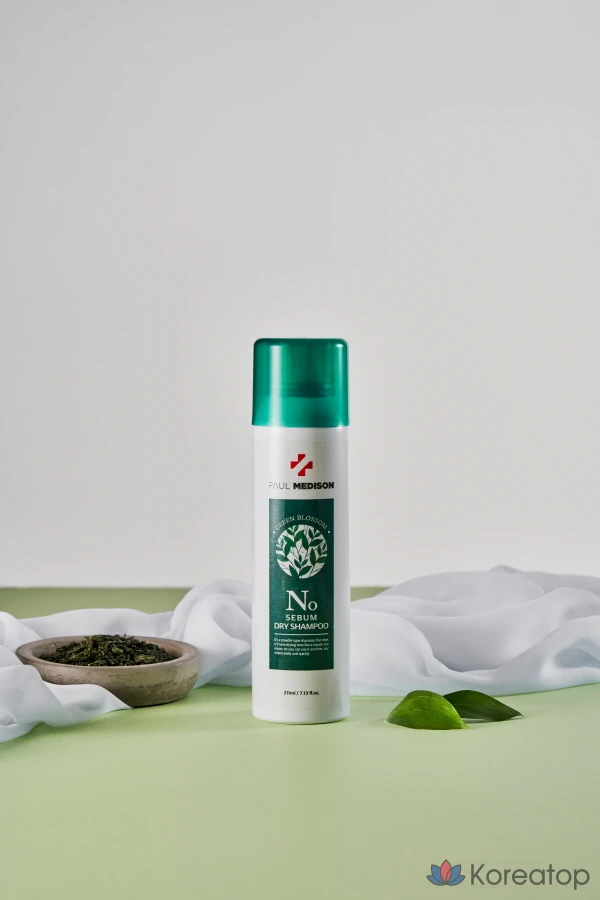 Сухой шампунь PAUL MEDISON Signature No-Sebum Green Blossom, 1 шт., 211 мл