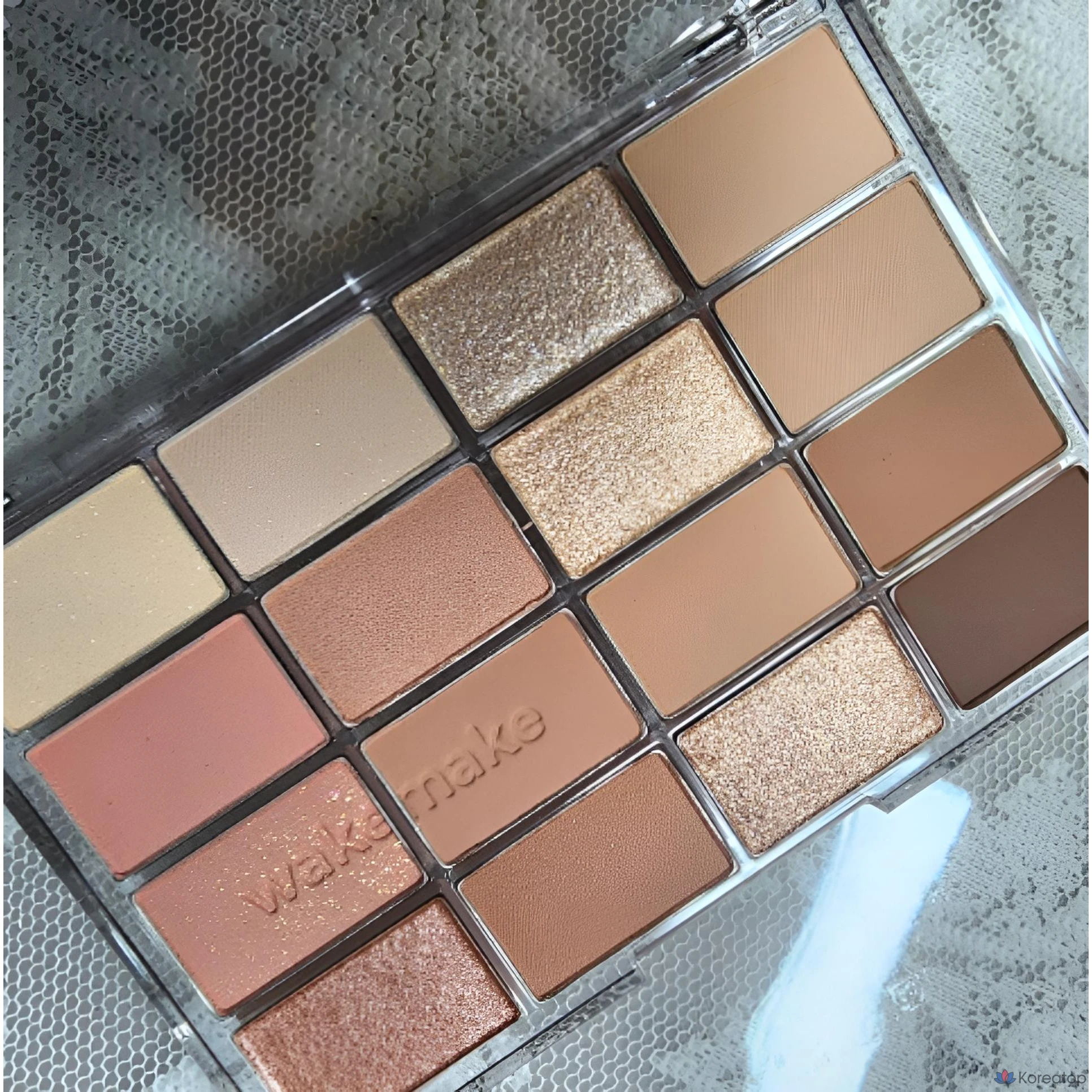 Палетка теней для век WakeMake Soft Blurring Eye Palette, оттенок 04 Lavender Blurring, 1 шт., фото 2