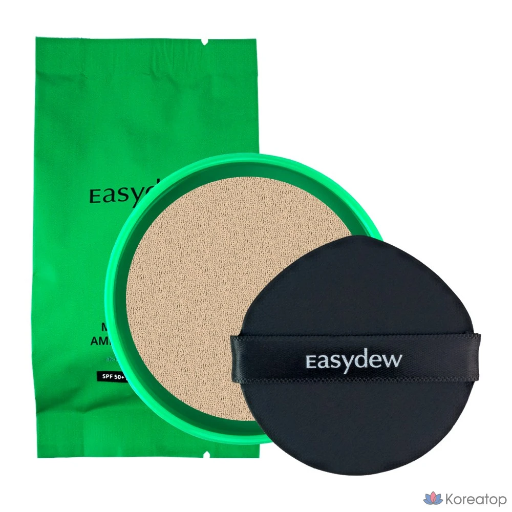 Daewoong Pharmaceutical Easydew Gimi Cushion Mela B Toning Ampoule Green Cushion Refill 15g, 1ea, No. 21