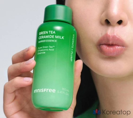 Эссенция для лица Innisfree Green Tea Ceramide Milk Essence, 90 мл, 1 шт.