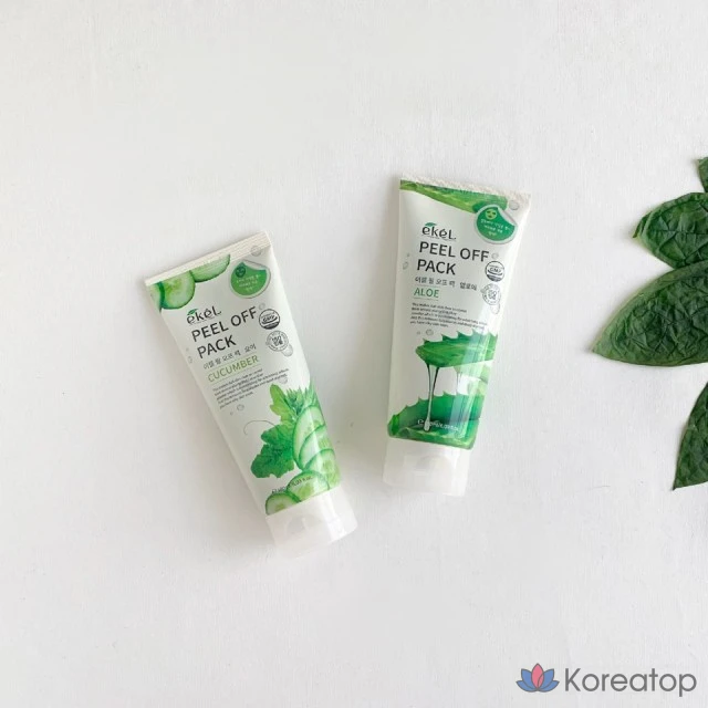 Набор отклеивающихся пленок Ekel Peel Off Pack 180 мл, цвет уголь, 1 упаковка, 1 шт.