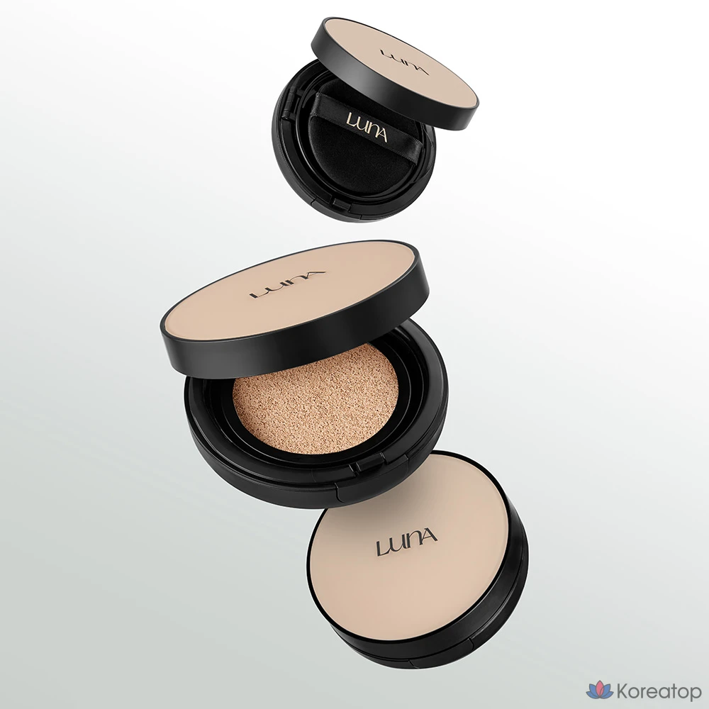 Консилер-кушон Luna, основной продукт 13,5 г + сменный блок, № 21, теплый бежевый, 1 шт.