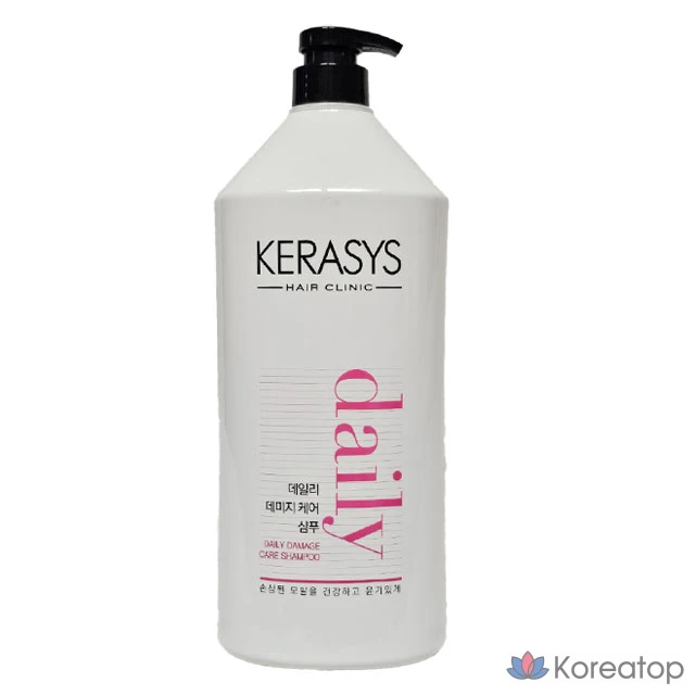 Шампунь KeraSys большого объема 1500 мл для поврежденных волос, 1,5 л, 1 шт.