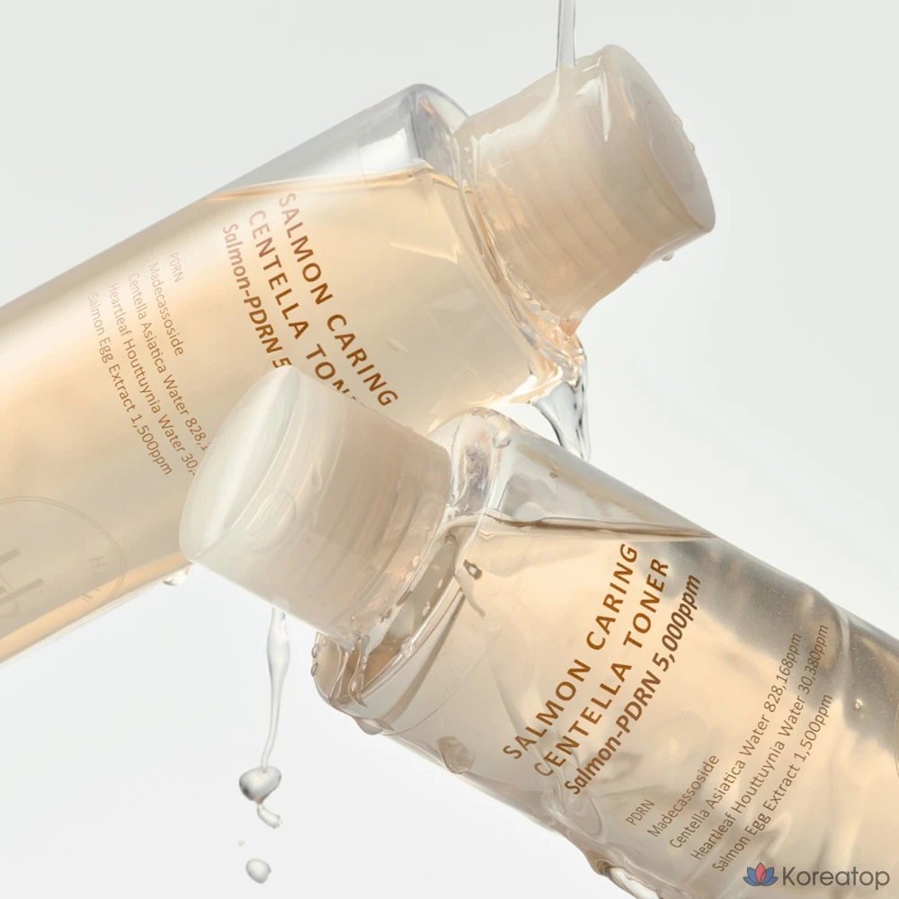 Тоник для лица HEVEBLUE Salmon Caring Centella Toner, 1 шт., 200 мл