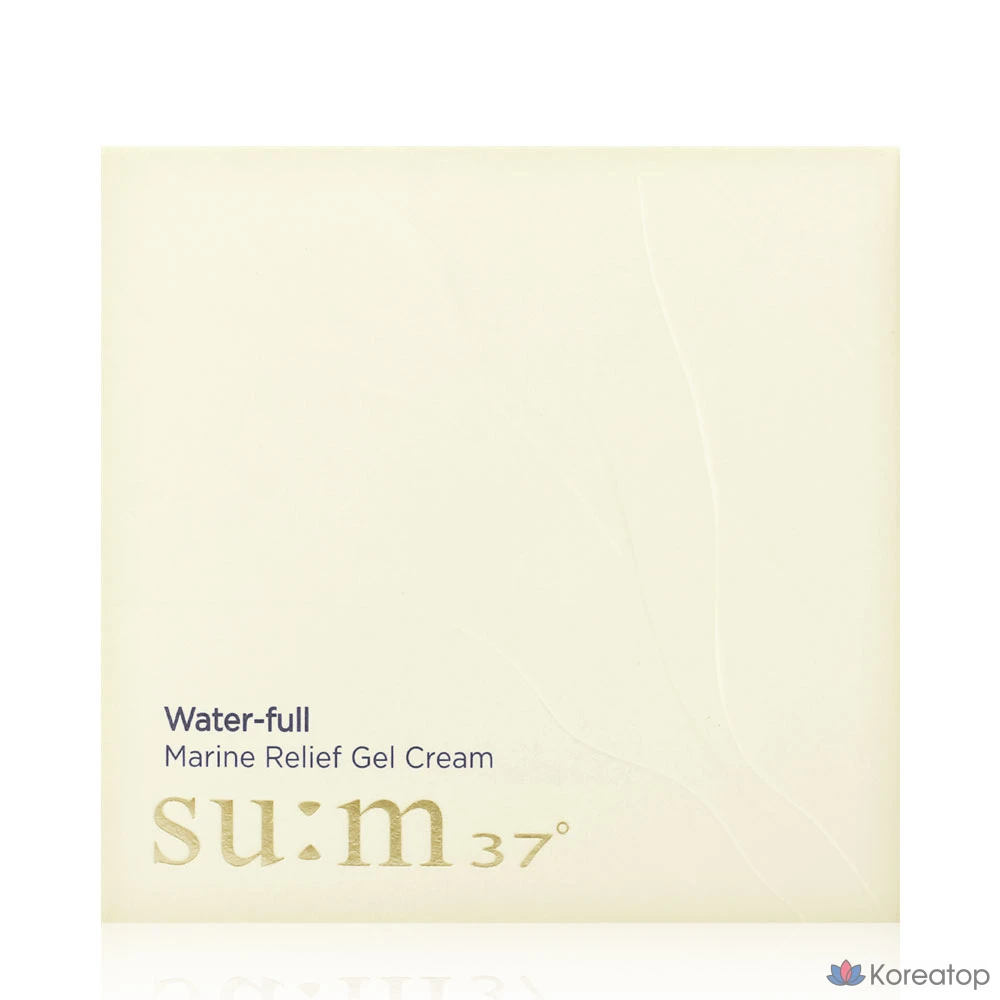 Увлажняющий крем для дыхания 37 градусов Water Pool Marine Relief Gel Cream, 50 мл, 1 шт