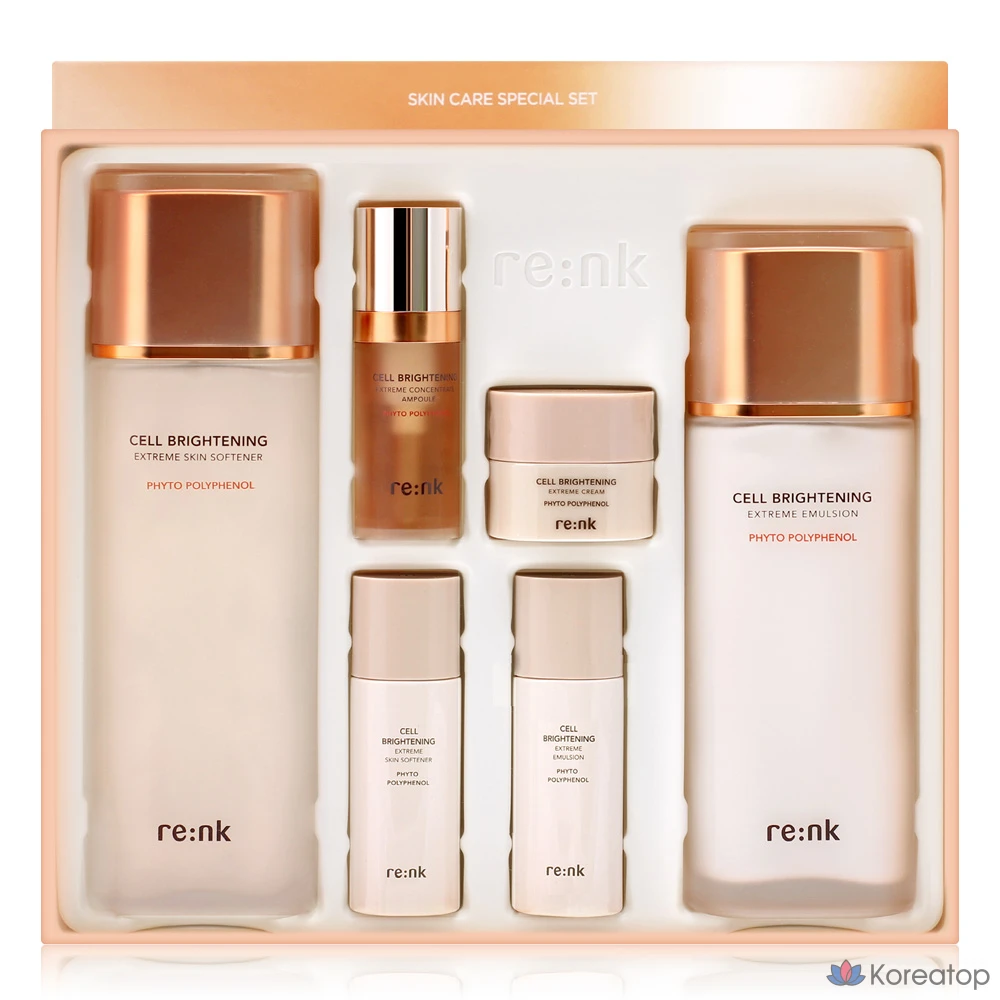 Набор для ухода Re:Nk Cell Brightening Extreme 2-piece Set (Тонер + Лосьон), 1 шт.
