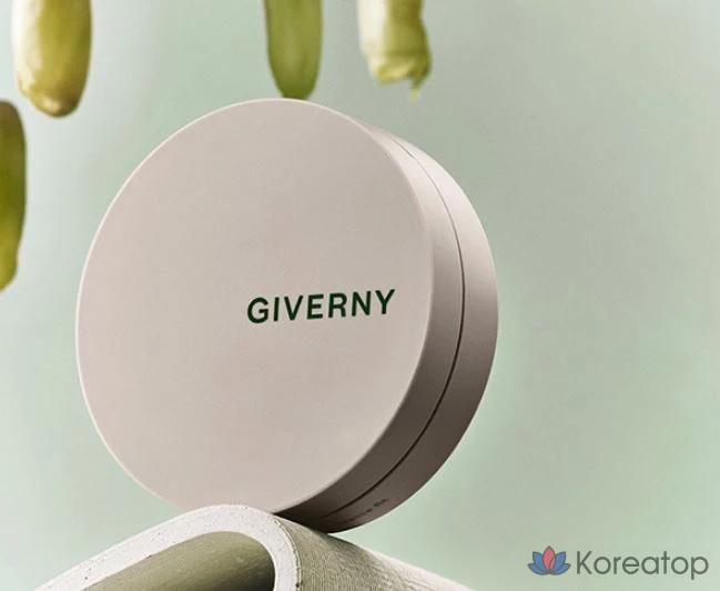 Тональный крем-кушон Giverny Close-Fit Matte Cushion Foundation, 12 г + сменный блок, 12 г, фарфор 17C, 1 шт., фото 3