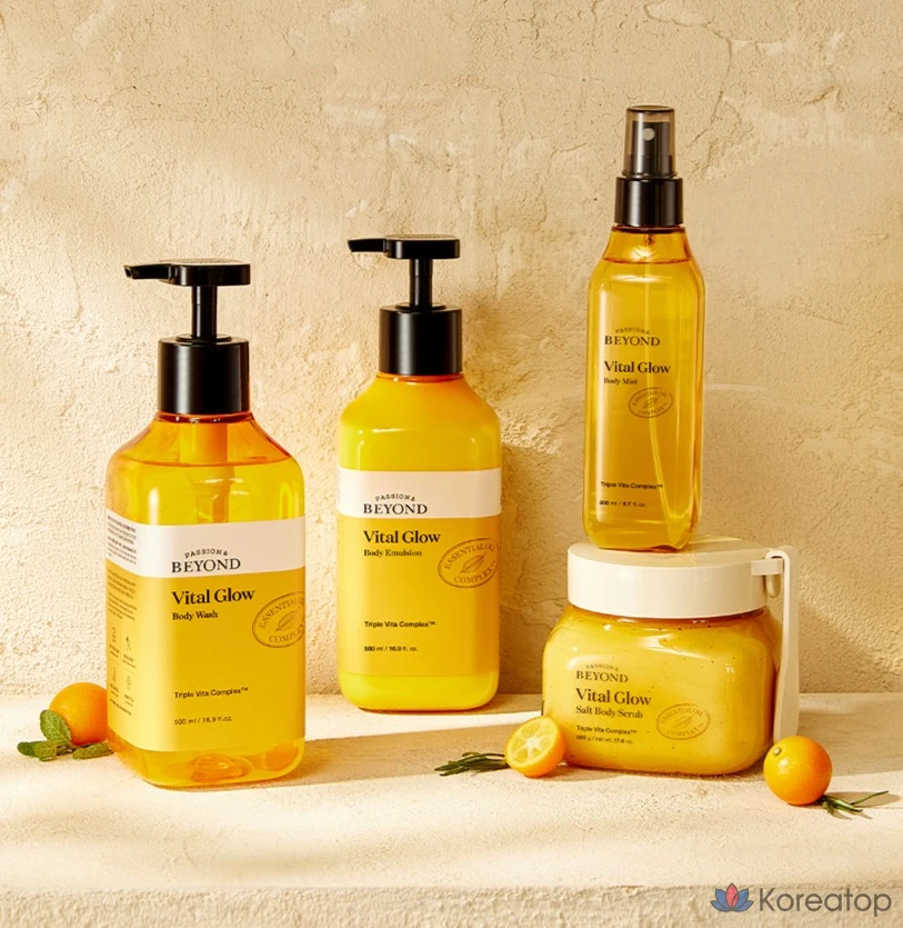 Гель для душа Beyond Vital Glow с ароматом цитрусовых и трав, 1 флакон, 500 мл