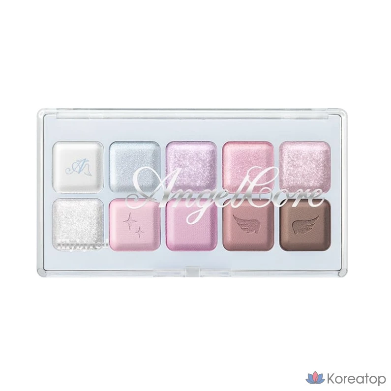 Палетка теней для век Lilybyred Mood Keyboard, 10,5 г, 00-Angel Core, 1 шт.