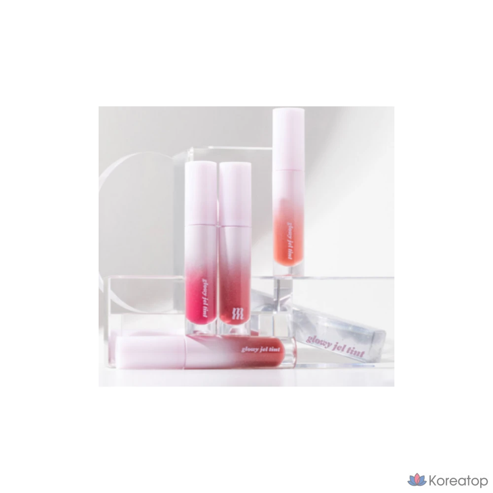 Тинт для губ MERZY Glowy Gel Tint, оттенок GJ3 Flat Pink, 4 мл, 1 шт.