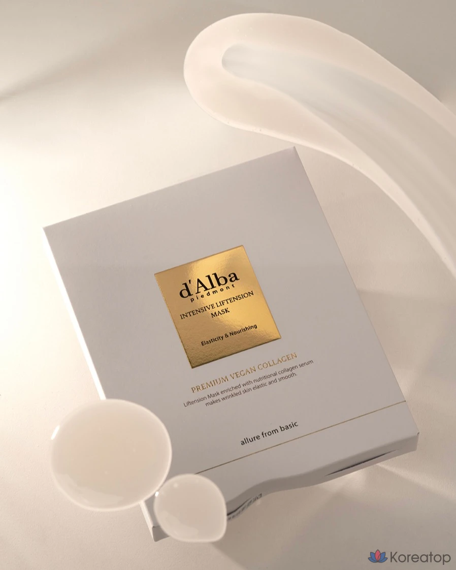 Тканевая маска для лица d'Alba Intensive Lifting Mask, 4 шт., фото 3