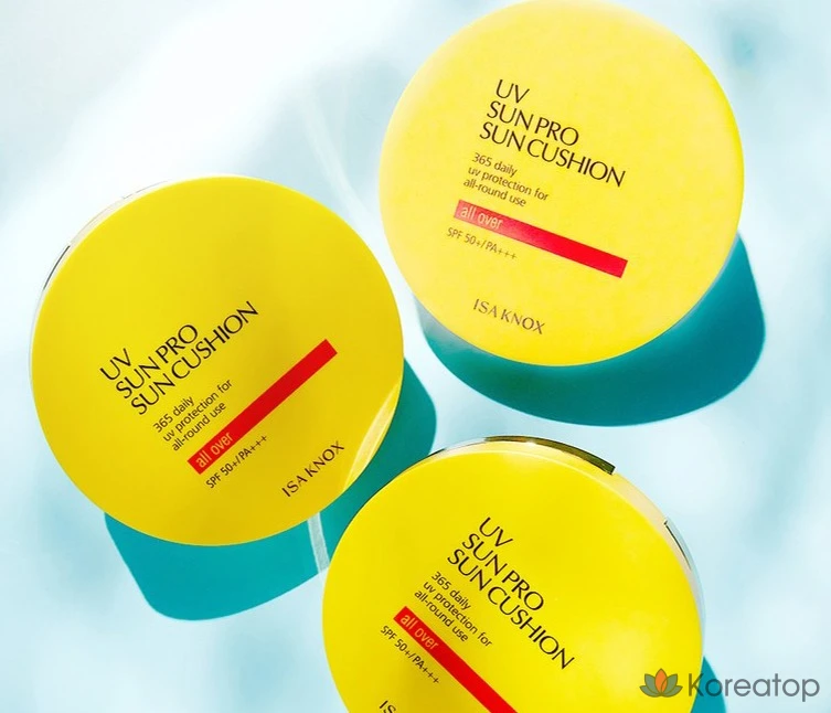 Солнцезащитный крем Isa Knox UV Sun Pro 365 All Over Big Sun Cushion SPF50+ PA+++, 23 г, 1 шт.