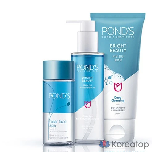 Средство для снятия макияжа с губ и глаз Ponz Clear Face Spa, 120 мл