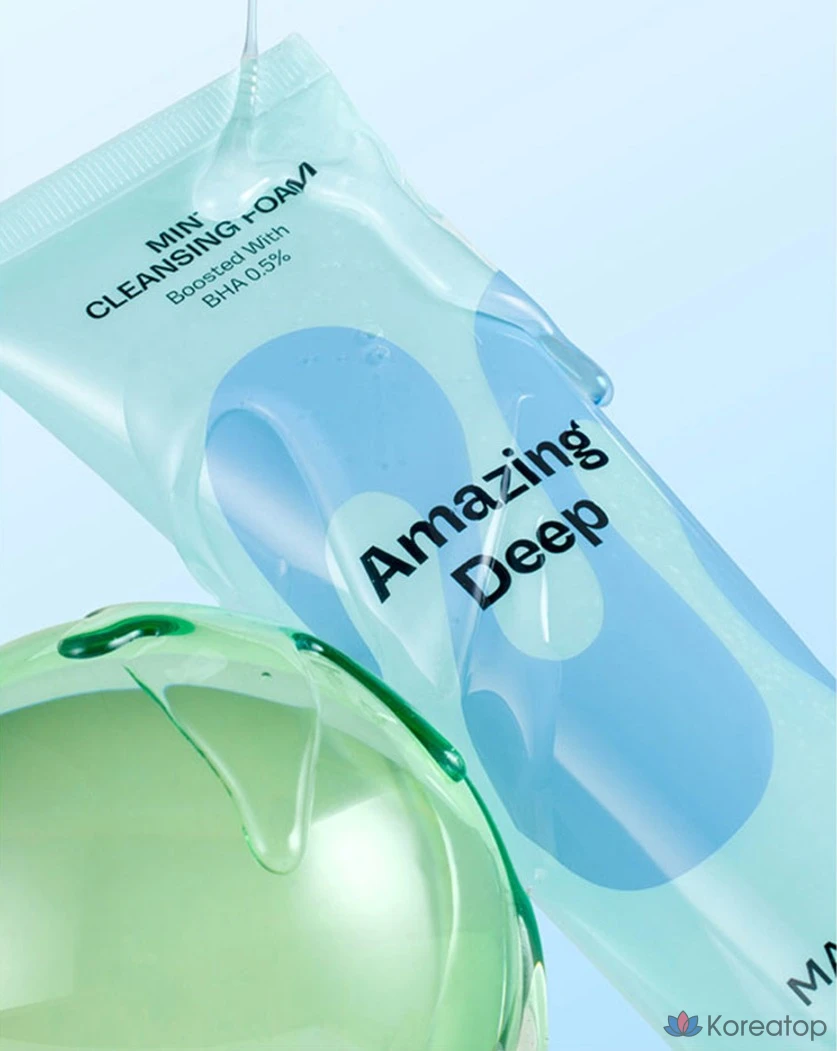 Очищающая пенка для лица Mamonde Amazing Deep Mint, 120 мл, 1 шт.