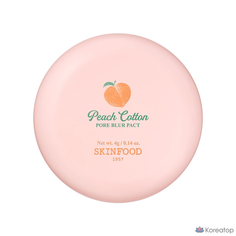 Тональный крем Skinfood Peachy Pore Blur Pact, 4 г, разные оттенки, 1 шт.