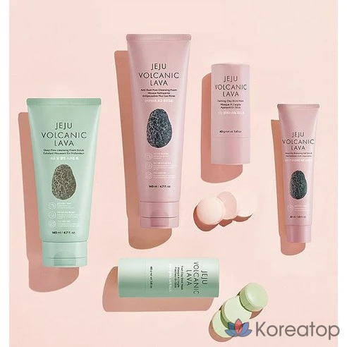Очищающая пенка для умывания с экстрактом вулканической почвы Чеджу The Face Shop