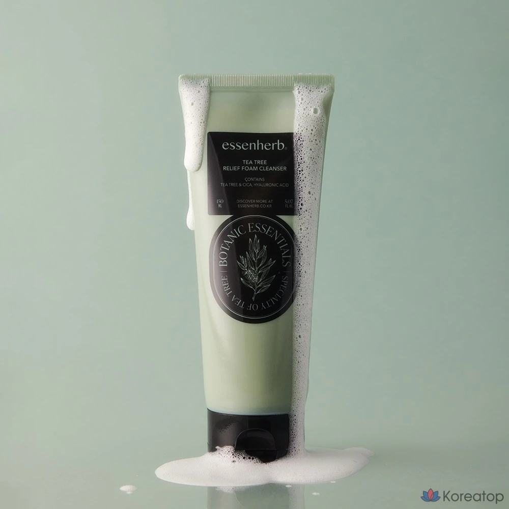 Пенка для умывания EssenHerb Tea Tree Relief Foam Cleanser, 150 мл, 1 шт.