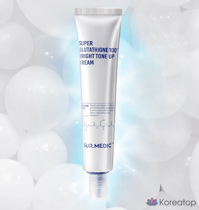 Крем для выравнивания тона кожи SUR.MEDIC+ Super Glutathione 100™ Bright Tone Up Cream, 1 шт., 40 мл