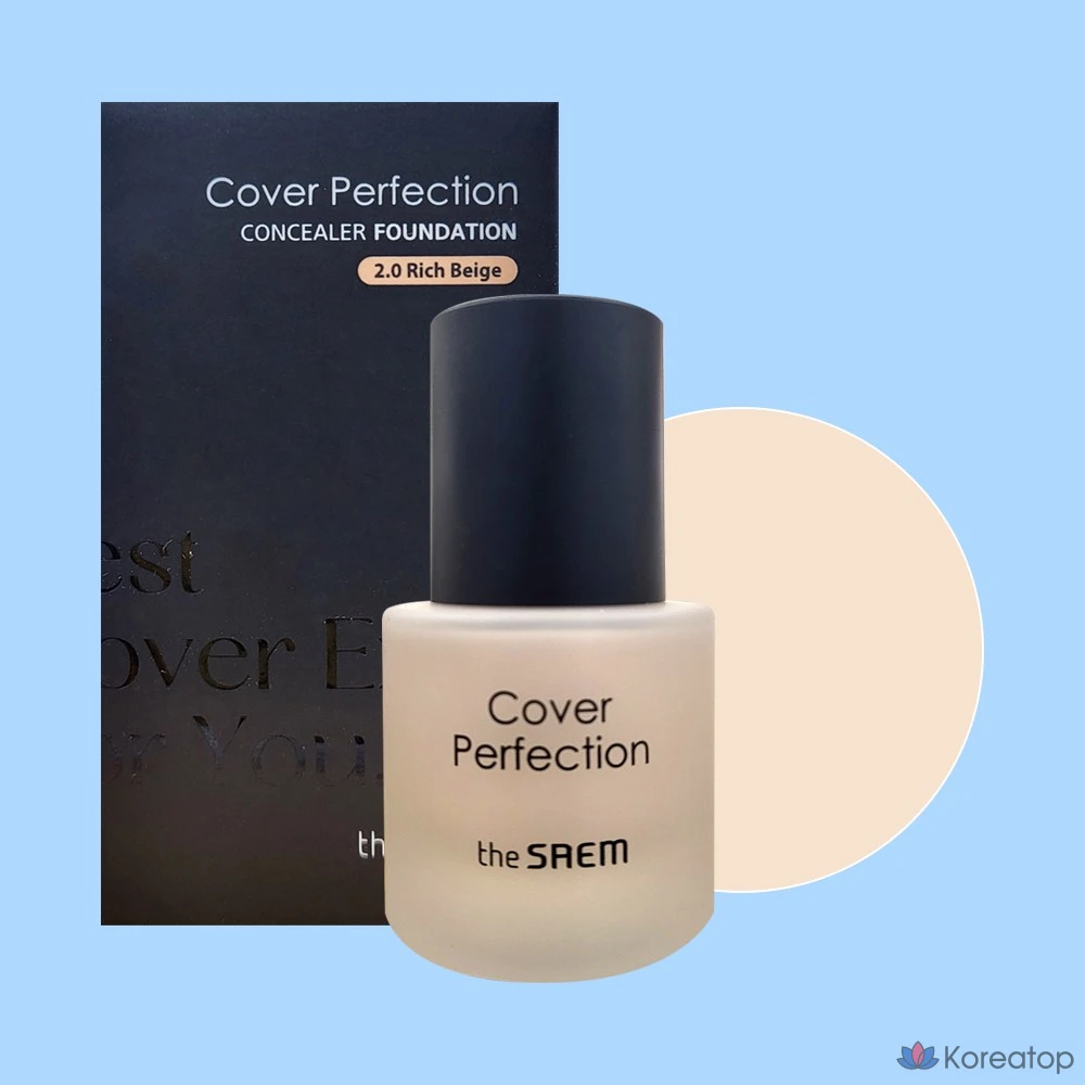 Консилер-основа The Saem Cover Perfection Handy 15 мл, оттенок 2.0 Rich Beige, 1 шт., фото 2