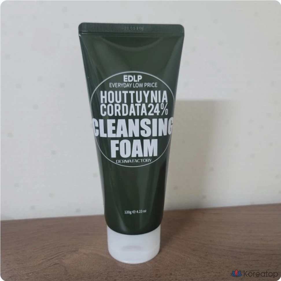 Очищающая пенка Derma Factory EDLP с 24% портулака (для лечения акне) 120 г, 1 шт.