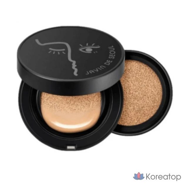 JAVIN DE SEOUL Cushion Wink Foundation Pact, № 21, цвет слоновой кости, 1 шт.