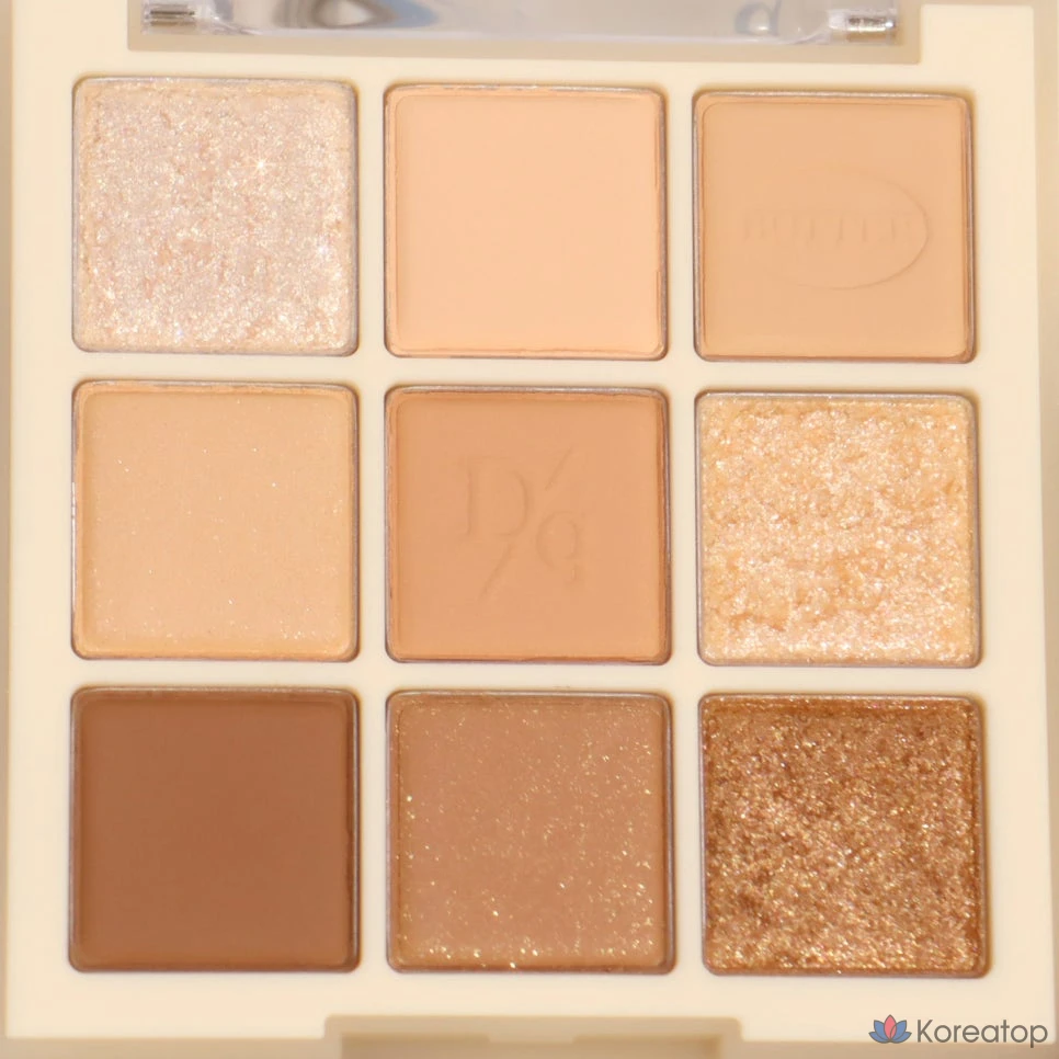 Палитра теней для век Dasique Shadow Palette, оттенок 017 Buttercream, 1 шт.