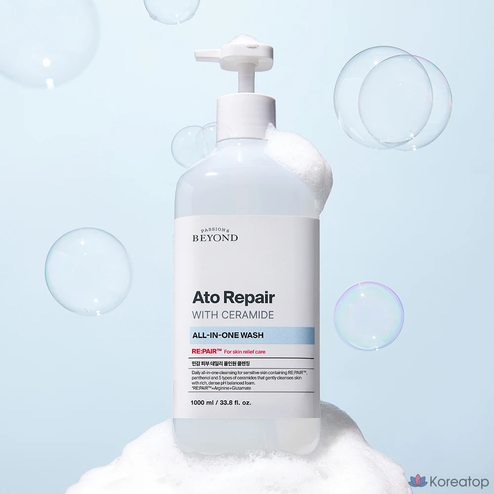 Гель для умывания BEYOND Atto Repair With Ceramide All-in-One Wash, 1 л, 1 шт.