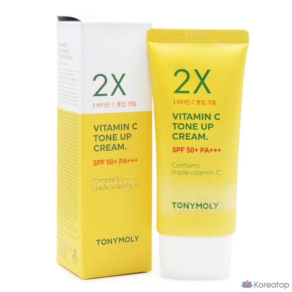 Крем для выравнивания тона кожи Tony Moly 2X с витамином С, 50 мл