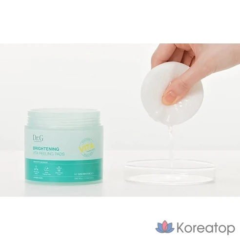 Осветляющие пилинг-пэды Dr.G Brightening Vita Peeling Pads