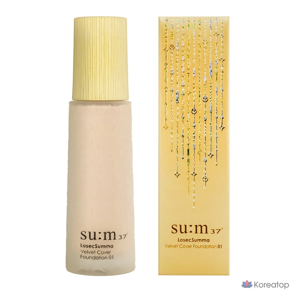 Тональный крем SU:M37 Losec Summa Velvet Cover Foundation, оттенок 01, 1 шт.