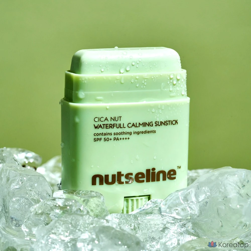 Солнцезащитный стик Nutserine Cica Nut: успокаивающий, охлаждающий, увлажняющий, SPF50+ PA++++, отбеливающий, разглаживающий морщины, нелипкий, 20 г, 1 шт., фото 4