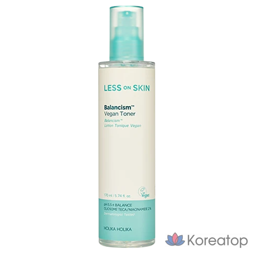 Веганский балансирующий тоник для лица Holika Holika Less On Skin, 170 мл, 1 шт.