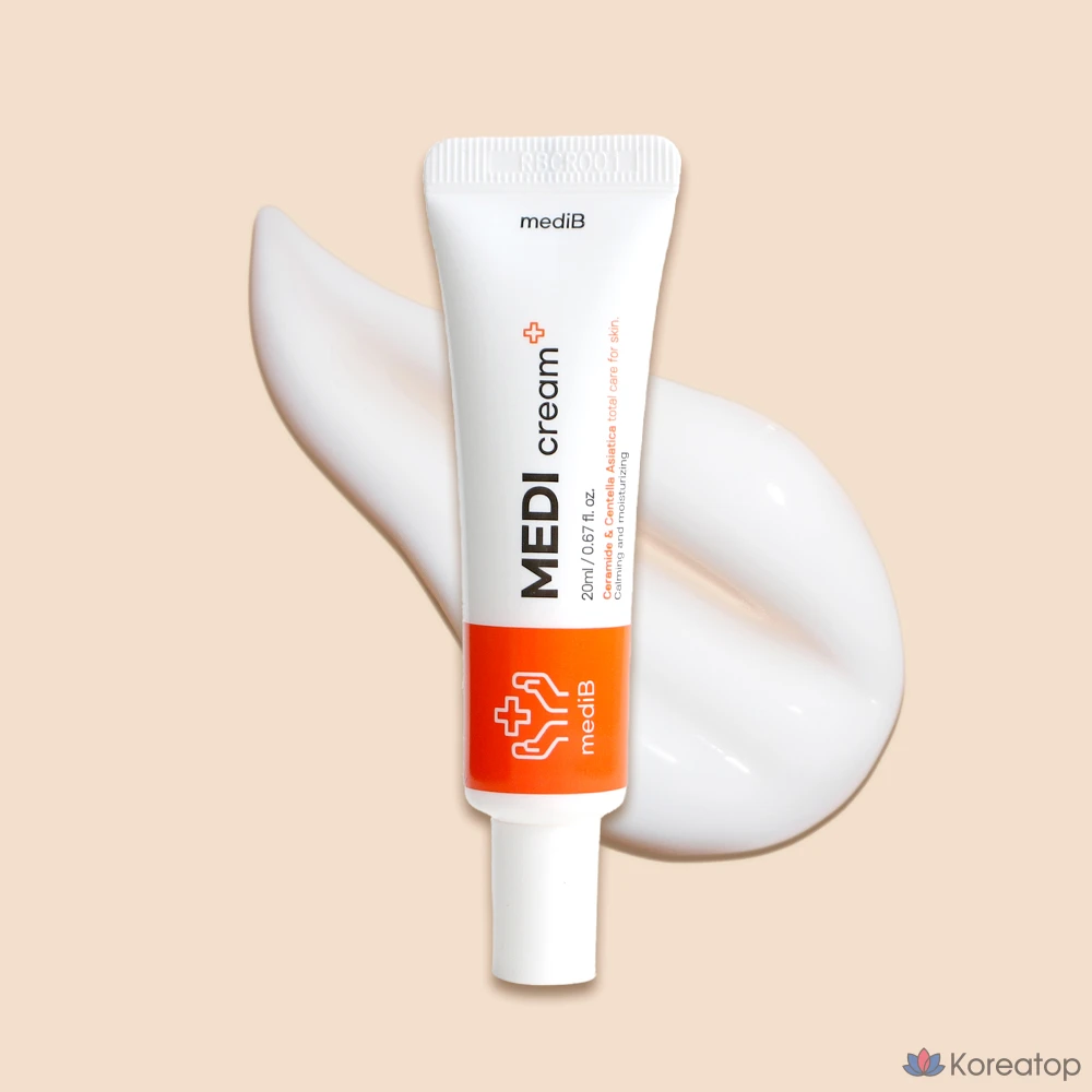 Крем MediB Medi Cream Plus, для проблемной кожи, отшелушивания, удаления излишков кожного сала, 20 мл, 1 шт.