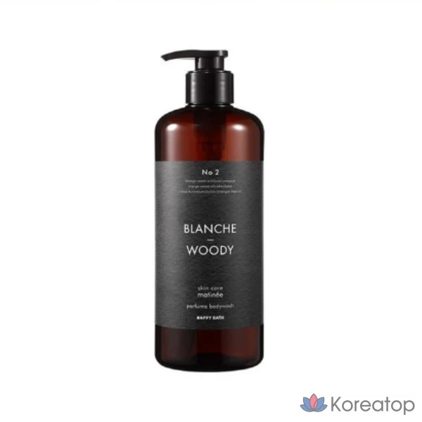 Парфюмированный гель для душа Happy Bath Skincare Blanche & Woody 900 г