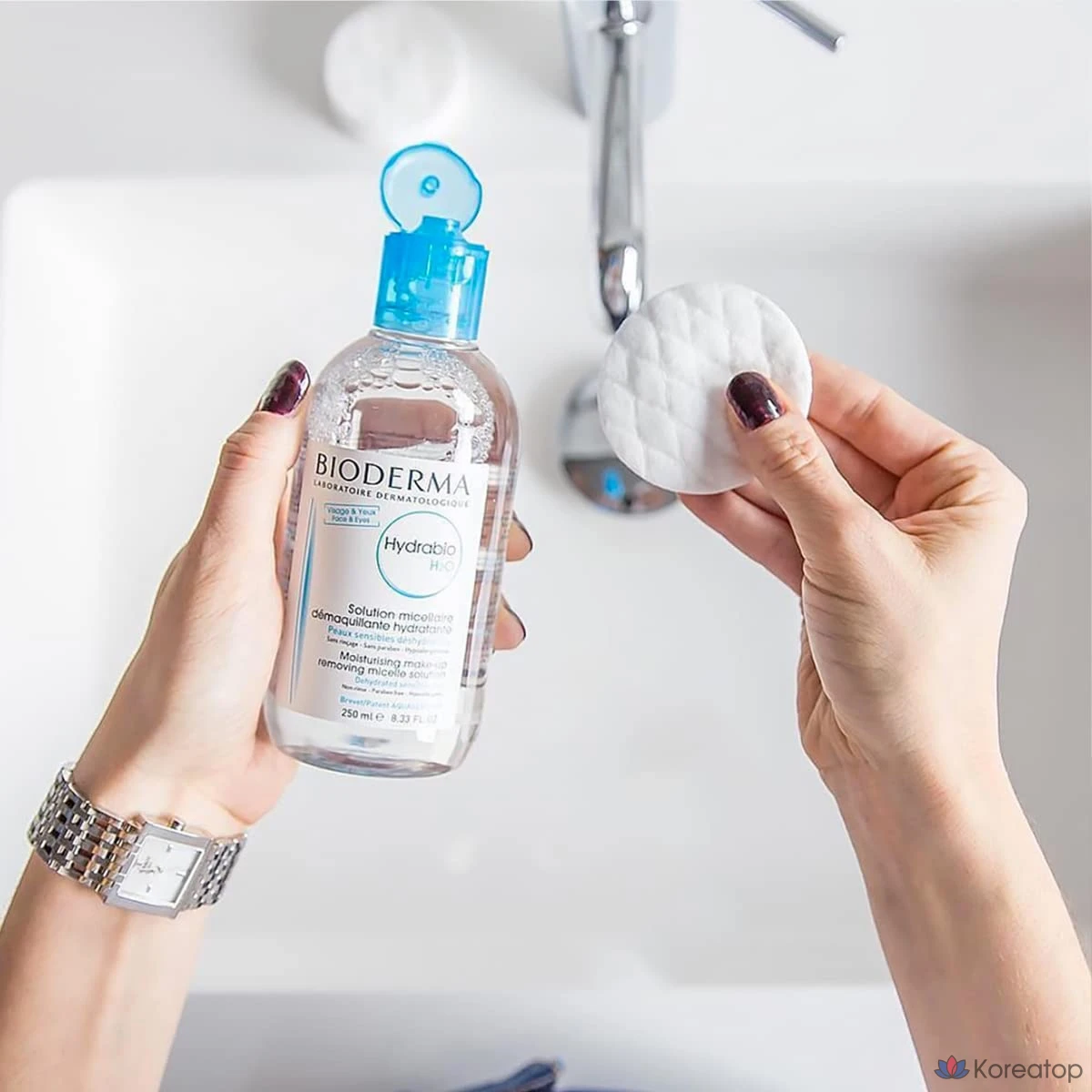 Bioderma Facial Cleansing Water Bioderma-Hydrabio H2O Micellar Water - Face Cleanser and Makeup Remover 250ml, 1 шт., фото 4