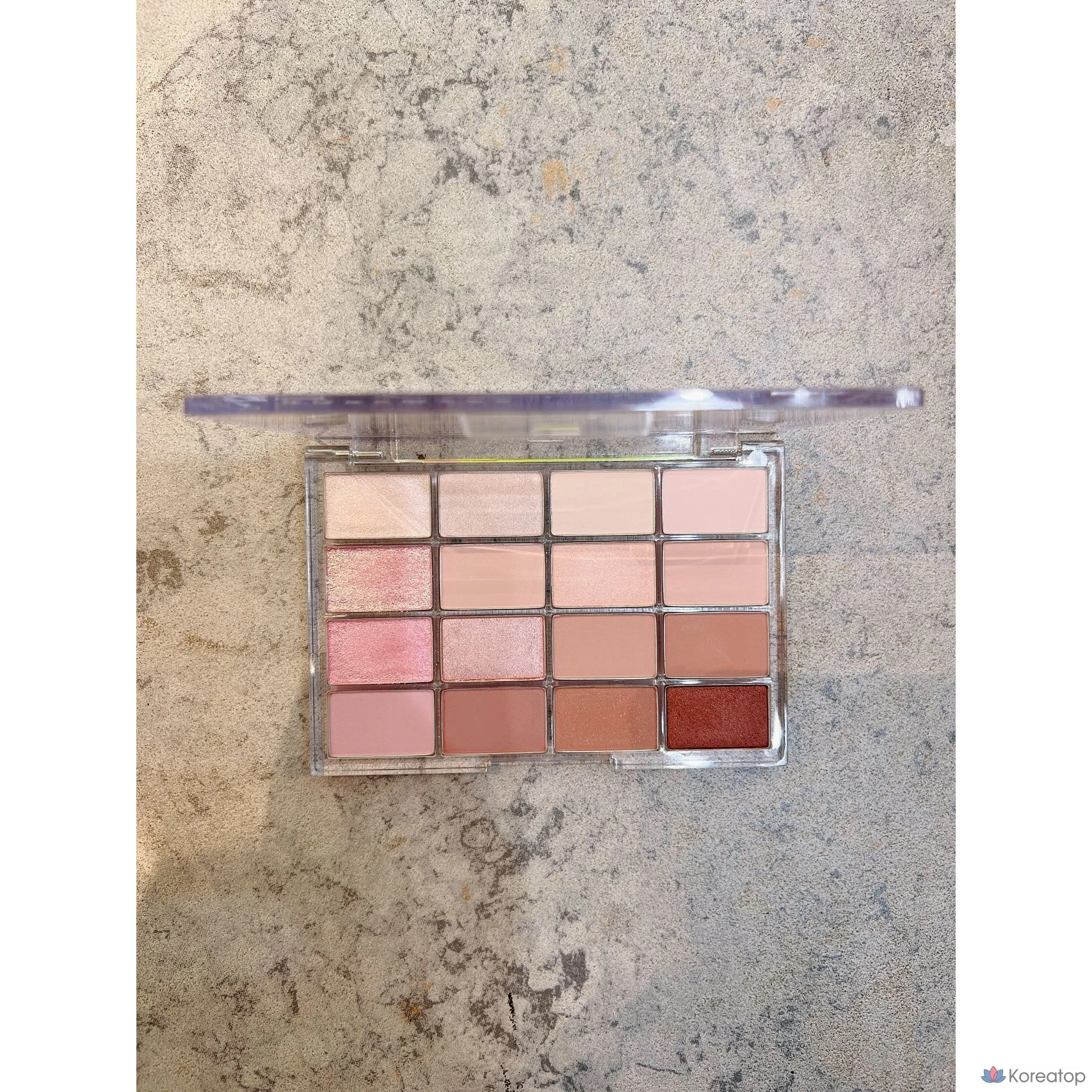 Палитра для век WAKEMAKE Soft Blurring Eye Palette 16 Colors, оттенок 09 High Pink Blurring, 1 шт., фото 4
