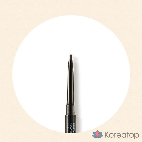 Карандаш для бровей автоматический Brow Master Slim Pencil The Face Shop, 0,05 г, 01 Серо-коричневый