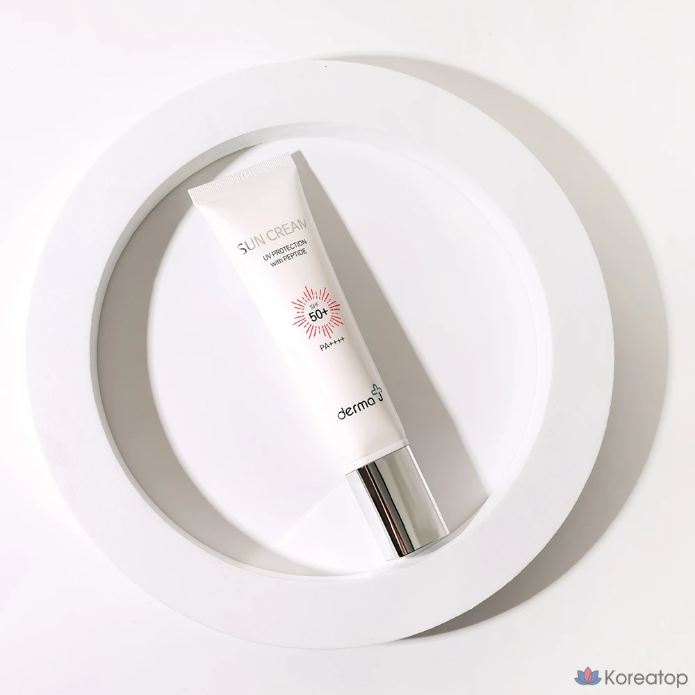 Солнцезащитный крем Derma J Peptastine Sunscreen Plus SPF50+ PA++++, 50 мл, 1 шт.