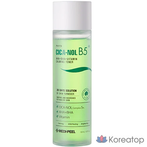 Тоник Medi-Peel Phyto Cicanoyl B5 AHA BHA Vitamin Calming Toner, 150 мл, 1 шт.